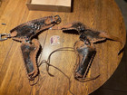 Vintage Hubley Gun And Holster Set  With Original Box 