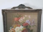 Ornate Pressed Wood Frame 8x10 Romantic Floral Print Vintage Gallery Wall 
