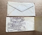 Us 1945 Naval Cover  texas Centennial Cachet  uss Texas  stamp Dealer Fdc Ad  a 