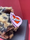 Vintage Puffkins Swibco Stuffed Animal Lenny Leopard Plush Toy 1998