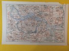 1890 Breslau City Plan Poland Vintage Geographical Map Original C22-1