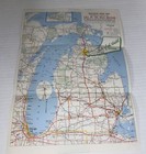 Vintage 1960s Travel Brochure Call Of The Wild Museum Gaylord Michigan Map 1968