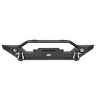 Textured Front Bumper W  Led Light   D-ring For 1997-2006 Jeep Wrangler Tj