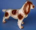 Vintage Irish Red And White Setter Dog  Figurine Japan Ceramic