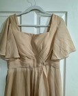 Womens Chiffon Long Formal Dress Size 14  Mother Of The Bride groom  Prom Etc