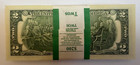 100   2  Two Dollar Bills   2 Bill  - Uncirculated Sequential - Buy More   Save