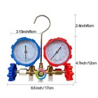 5ft Ac Diagnostic Manifold Gauge Set For R410a  R404a  R22  R134a  R12   R502   