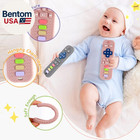 2 Pack Teething Toys For Babies 0-6 Months  Silicone Teethers For Babies 6-12 Mo