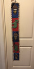 2 Vintage African Yoruba Diviners Belt sash Beaded W  Shells 52    38   Handmade
