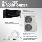 48 000 Btu 4 Zone Ductless Mini Split Air Conditioner Heat Pump 12k 12k 12k 12k