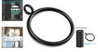 40 Pcs Black Metal Curtain Rings For Up To 1 1 4-inch Drapery Rods Durable El   