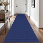  Woven Runner Rug 2 6x10 Ft Washable 2 6  X 10   31 2 x120   Royal Blue navy