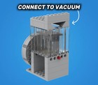 Easy 1 Cylinder Vacuum Engine complete Kit    
