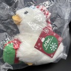 Aflac 2022 Plush Holiday Duck Talking Christmas Holding Gift 6    New Sealed