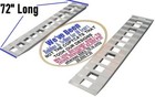 New 72  X 15  Aluminum 6 800 Lbs Truck Car Auto Trailer Ramps Hook Knife Foot 6 
