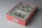 Vtg Porcelain Miniature Tea Set Peter Rabbit  By Ranger Of Norcross Georgia