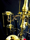Candle Holder Candelabra Shemadan 9 Candles Handmade Egyptian Belly Dance Brass