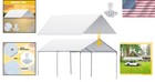 Outdoor Canopy Tent 10x20 Ft - Heavy Duty Waterproof Car Shelter With Bungees