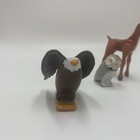Vintage Playskool National Park Forest Ranger Animal Lot Deer Owl   Eagle Flaw