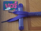 Vintage 1 2  Wide Shoelaces Hickory 27  Usa Purple Fat Flat 2 Prs Shoe Laces New