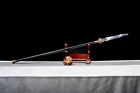 67   Hunting Sharp High Manganese Steel Spear Head Blade Sword Long Steel Handle
