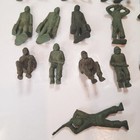 Vintage Marx 45mm Gi Plastic Wwii Army Toy Soldiers Lot Multiple Poses Rare
