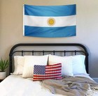 Danf Argentina Flag 3x5 Foot Polyester Argentinian National Flags Polyester W   