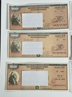 6 X Us Saving Bond Jefferson  100  50 Washington 1987-98 Series Ee Uncanceled