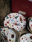 Lenox Christmas Dinnerware Set Nutcracker Ballet 4pc Porcelain Accent Plate 8 