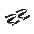 Ski Shoulder Straps And Pole Boot Carrier Black Adjustable Holder Belt - 2 Pack