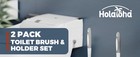Holha Toilet Brush  Toilet Brush And Holder Set Bathroom Accories 