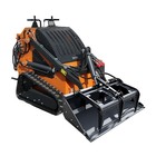 Landhonor 44   Mini Skid Steer Grapple Bucket Quick Attach Hydraulic Attachment