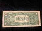  1 Federal Reserve Note  Fancy Serial Number  Six Sixes  d66666673d 