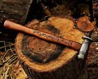  Hammer Ball Peen With Forged Damascus Steel Head With Wooden Handle