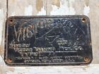 Vintage Victor Sign Cast Iron Old Rca Victrola Nipper Dog Music Taking Machine