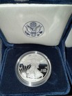 2010 And 2011w American Eagle One Ounce Silver Proof Coins With Boxes And Coa