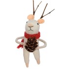Primitives By Kathy Set Of 5 Felt Christmas Mice 451328