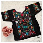 Mexican Boho Embroidered Top Small
