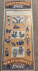 Vintage Sew It Yourself Toy Works Rag Toy Kit Tabby Cat New
