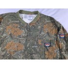 Rasco Fr Henley Shirt Mens Xl Green Cajun Camo Flame Resistant Long Sleeve