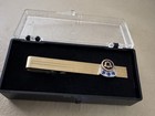 Vintage Bell Telephone Service Award Tie Clip 1 20 12k Gf  3 Blue Stones