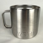 Yeti Rambler 14 Oz Stainless Steel Mug Custom Engraved Logo Older Style
