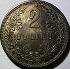 1925 Lithuania 2 Litu Silver Coin