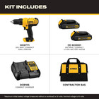 Dewalt 20v Max Cordless Drill Driver Set  2 Speed  High Performance Motor  Inclu