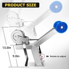 Boat Trailer Winch Post W 1200lb Boat Winch For 3  W X 4  H Boat Trailer Drawbar