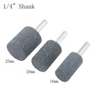 8 Pcs Assorted Drill Grinding Stones 1 4 Inch Shank Various Shape Aluminum Oxide