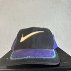 Vtg Nike Side Pocket 90s Youth Hiphop Style Snapback Hat Embroidered Swoosh