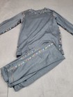 Menique Baselayer Set Boys 5 6yr Gray Lightweight Merino Wool  Shirt Pants Light