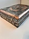 Rare Antique India Elephant Silver   Brass Box 12  X 7 75   
