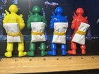 4 Large Parachute Toy Army Men Action Figures Hand Throwing In-outdoors